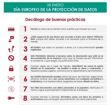 CECA MAGÁN Abogados decálogo de buenas prácticas para la protección de datos