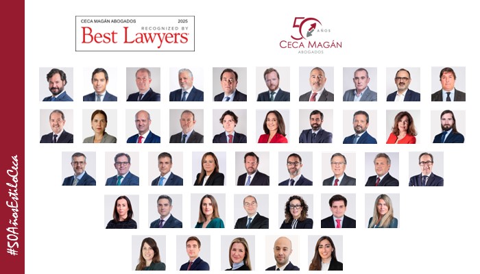 CECA MAGÁN Abogados, reconocidos mejores abogados en los Best Lawyers 2025