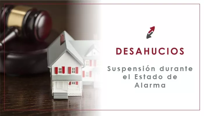 Suspensión de los desahucios durante el estado de alarma