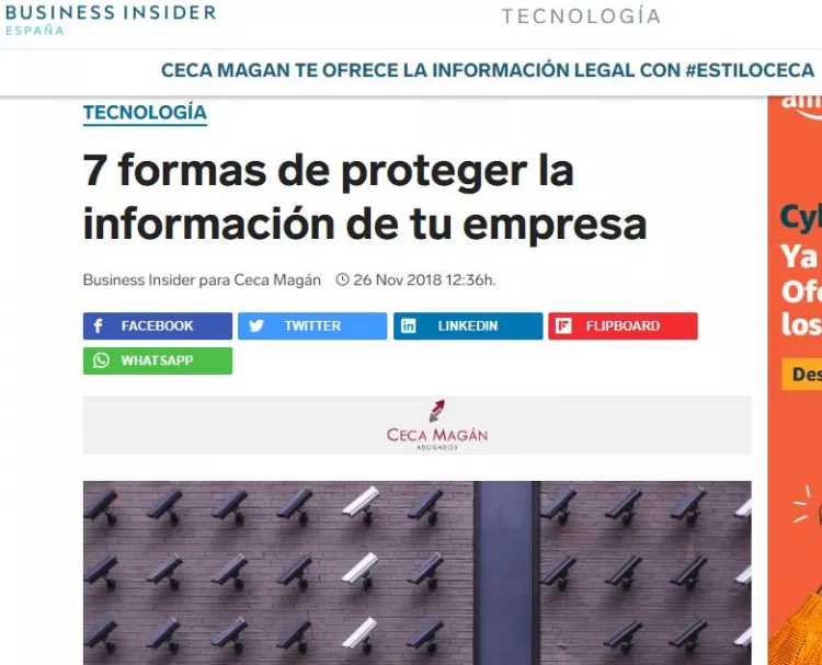 7 formas de proteger la información de tu empresa