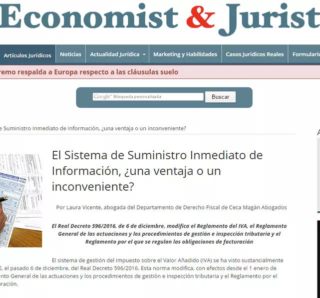 Sistema de suministro inmediato de información