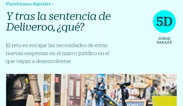 Y tras la sentencia de Deliveroo, ¿qué?