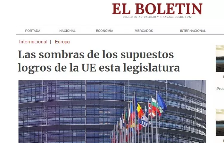 Las sombras de los supuestos logros de la UE esta legislatura