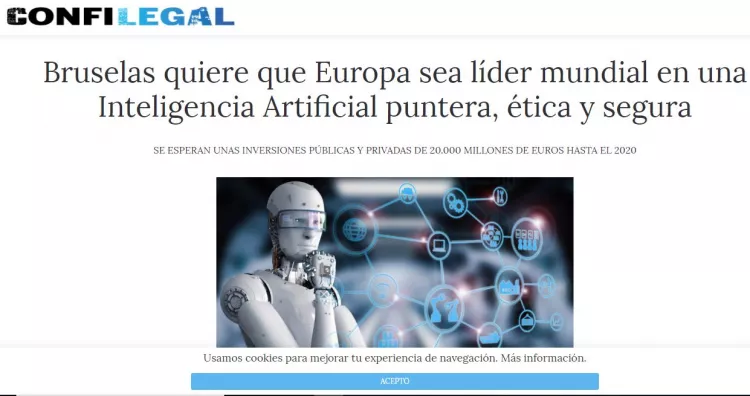 Noemí Brito opina sobre la Inteligencia Artificial en Confilegal