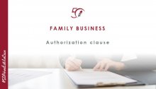 Authorization clause: when buying equity does not make you a partner  What is the authorization clause in the family business: the purchase of capital does not necessarily entitle you to become a partner.  Family business (168), Lawyers for family businesses (647), Procedural law (227), Authorization clause (3093), Partners (750), Capital (605), Purchase of capital (3094)