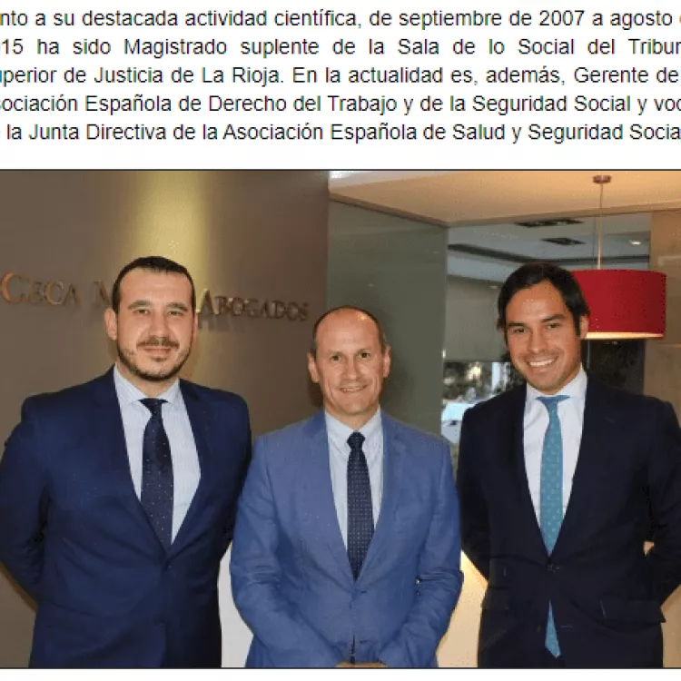 Ceca Magán incorpora a Guillermo Barrios como Of Counsel de Laboral