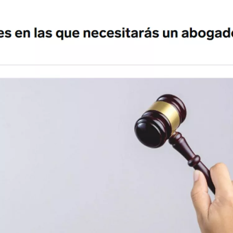 20 situaciones en las que necesitarás un abogado para tu empresa