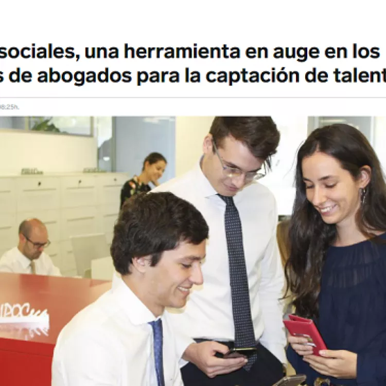 Las redes sociales, aliadas de los despachos de abogados para captar talento