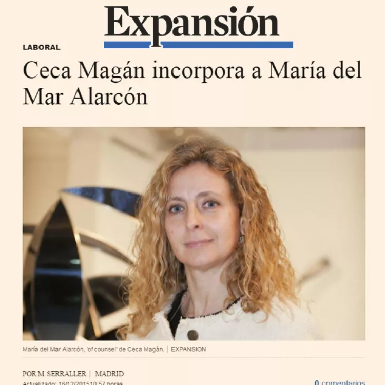 Ceca Magán incorpora a María del Mar Alarcón Castellanos