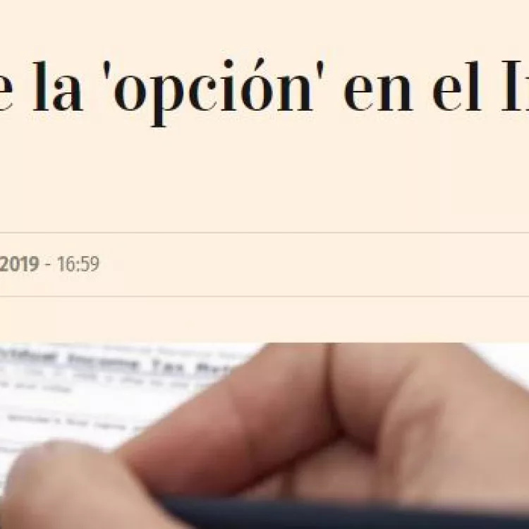 El ejercicio de la “opción” en el Impuesto de Sociedades