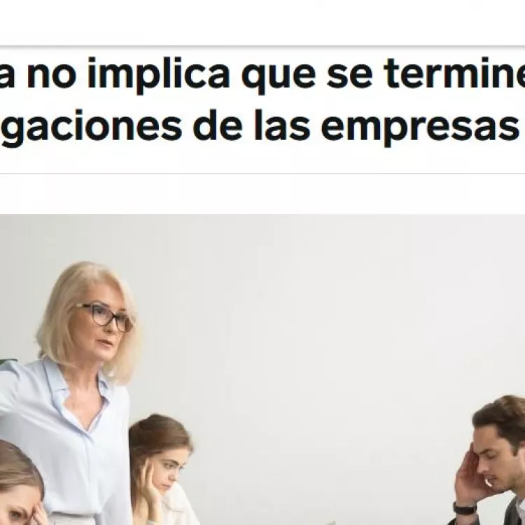 Obligaciones de las empresas inactivas