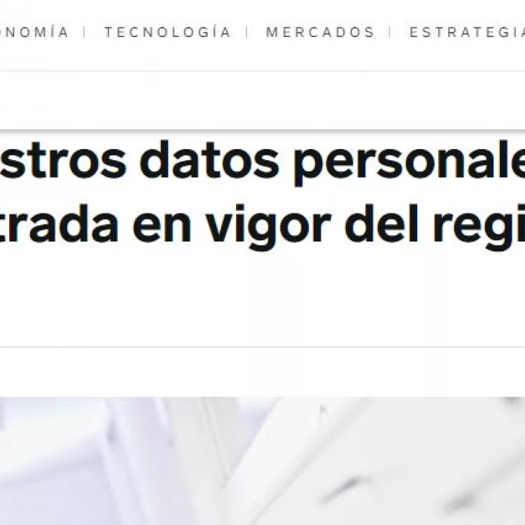 Datos personales en el ámbito laboral tras el registro obligatorio de la jornada