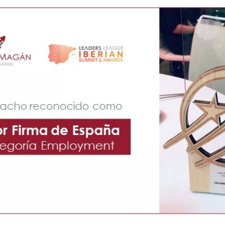 Mejor firma del año 2023 en los Iberian Leaders League Summit & Awards CECA MAGÁN Abogados