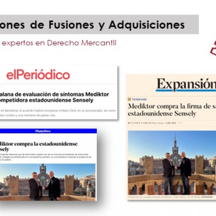 La start-up española Mediktor compra a su competidor Sensely, asesorada por mercantilistas de CECA MAGÁN Abogados